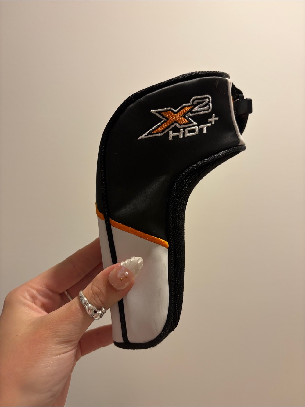 Callaway X2 Hot+ Black White & Orange Golf Headcover
